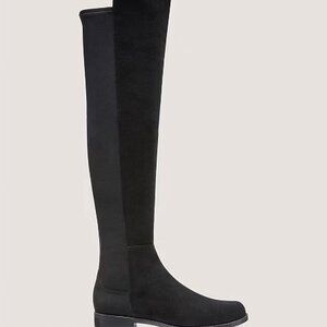 Stuart Weitzman Over-the-Knee 5050 Boot - Black Suede
